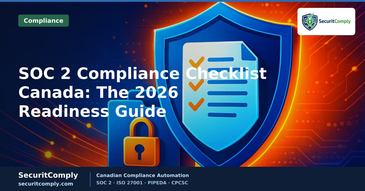 SOC 2 Compliance Checklist Canada: The 2026 Readiness Guide