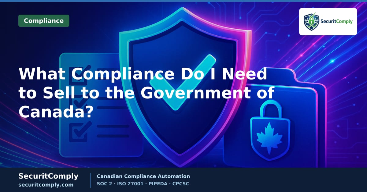 What Compliance Do I Need to Sell to the Government of Canada?