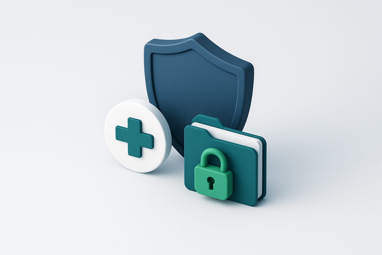 HIPAA compliance for Canadian organizations, shield protecting health records, SecuritComply